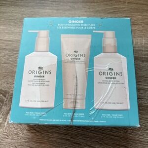 Origins GINGER Nourishing Essentials Body wash Hand Cream Hand Lotion Set